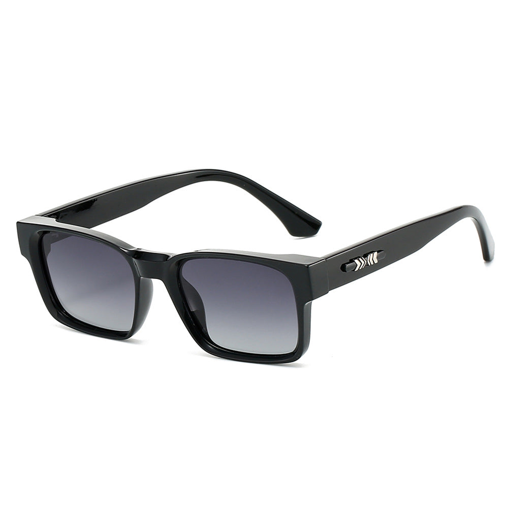Retro Square Minimalist Polarized Sunglasses