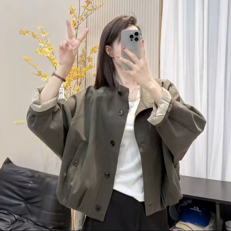 Women's Casual Loose Fit Spring Coat