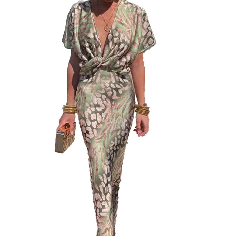 V-neck Spring Dress