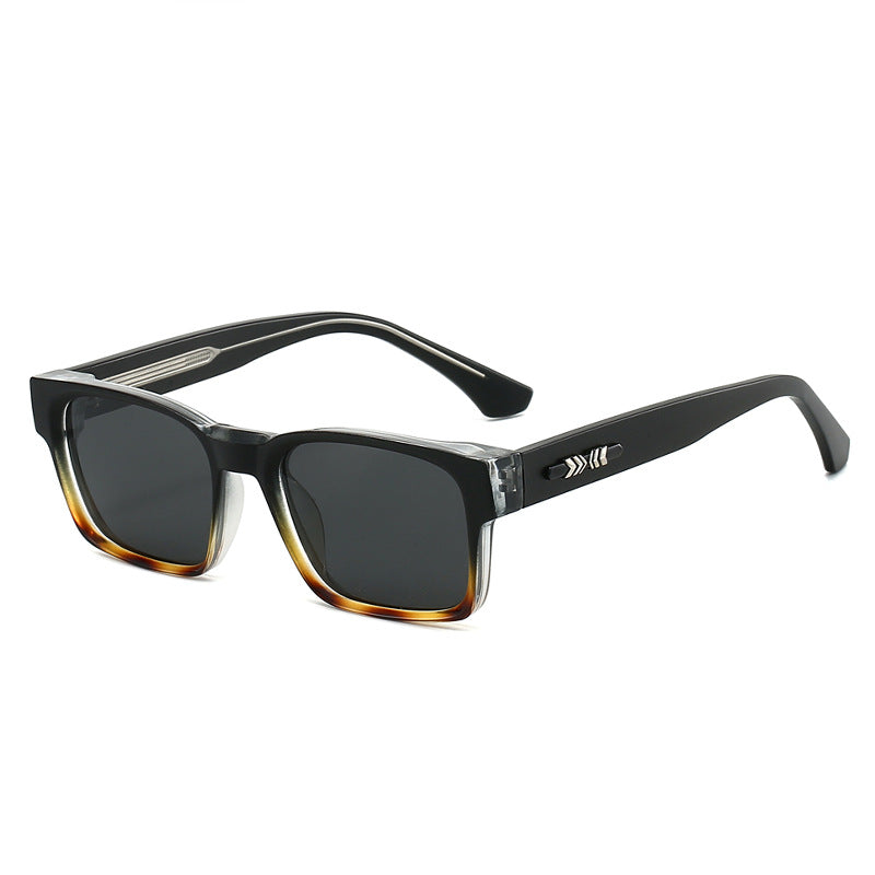 Retro Square Minimalist Polarized Sunglasses