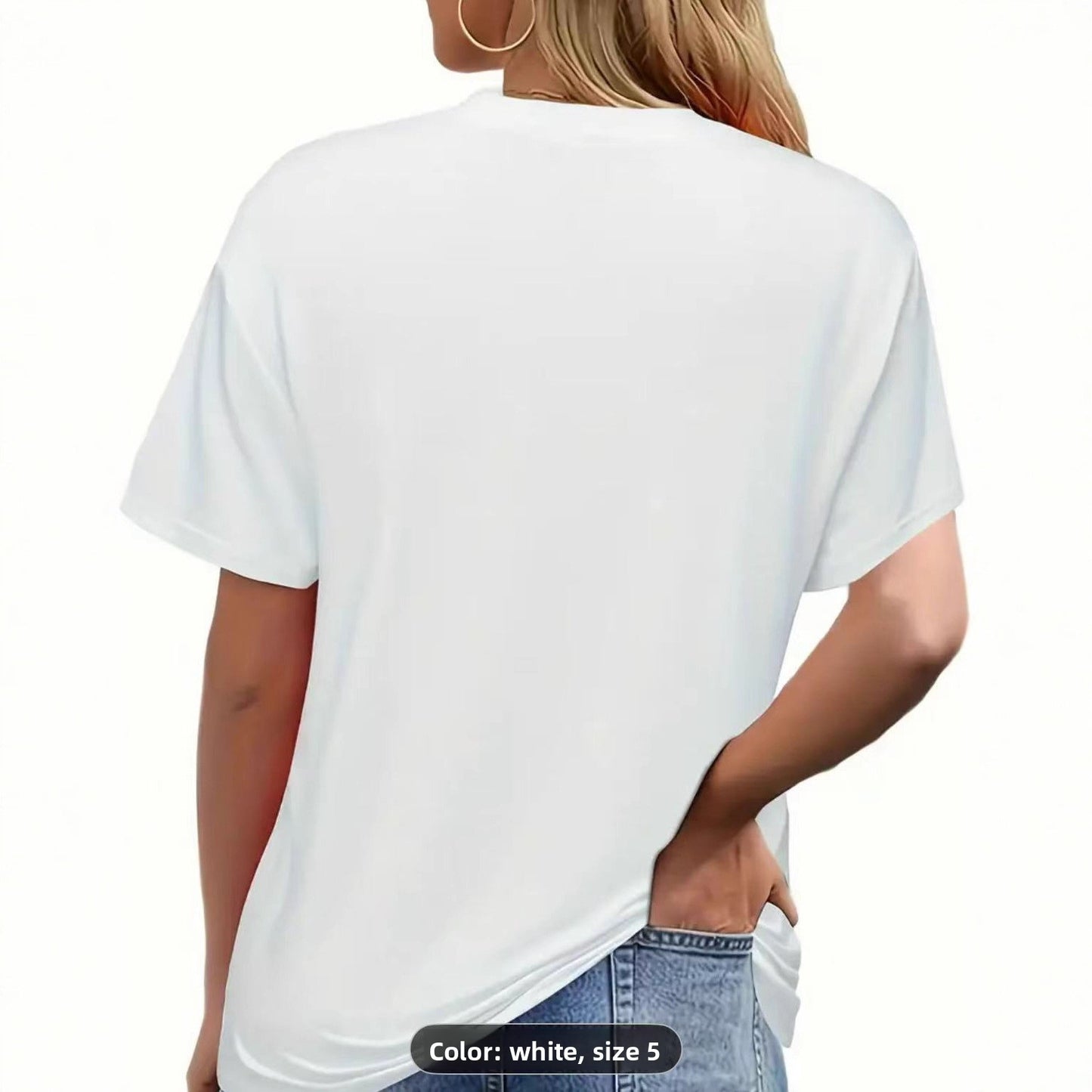 Printed Cotton Short Sleeve Tshirt