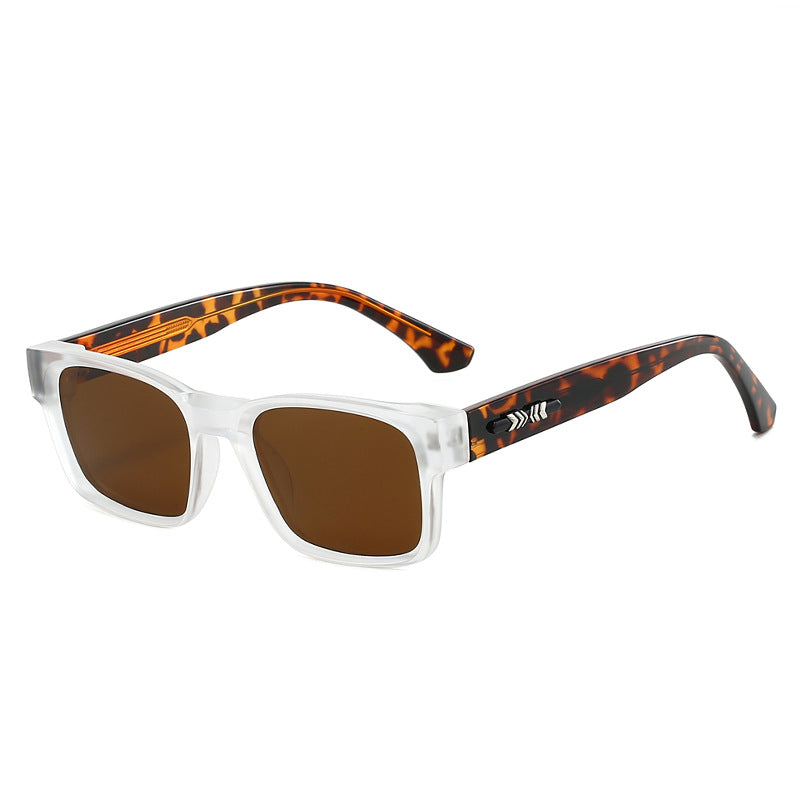 Retro Square Minimalist Polarized Sunglasses