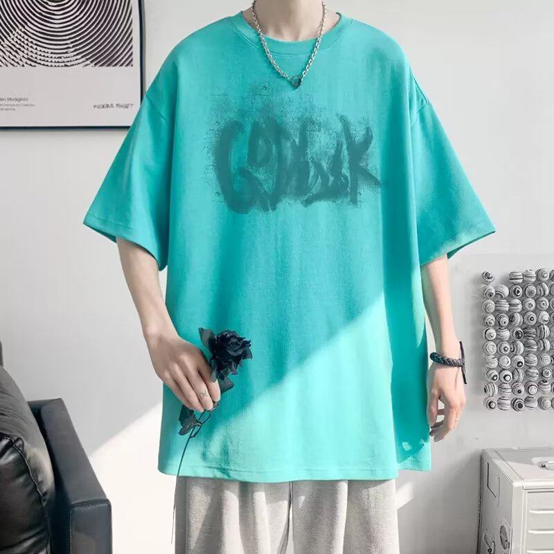 Loose Fit Short Sleeve T-Shirt with Graphic Print