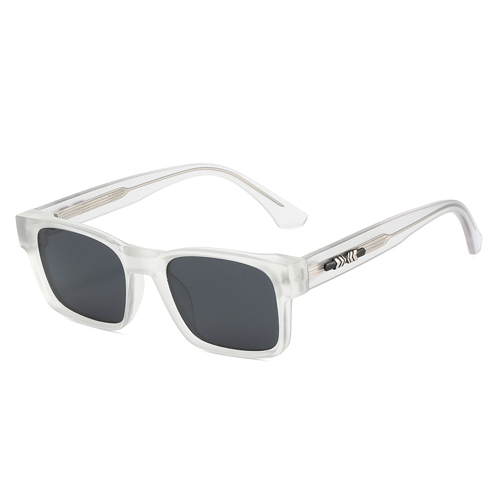 Retro Square Minimalist Polarized Sunglasses
