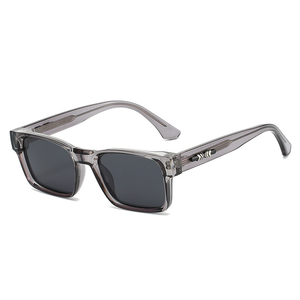 Retro Square Minimalist Polarized Sunglasses