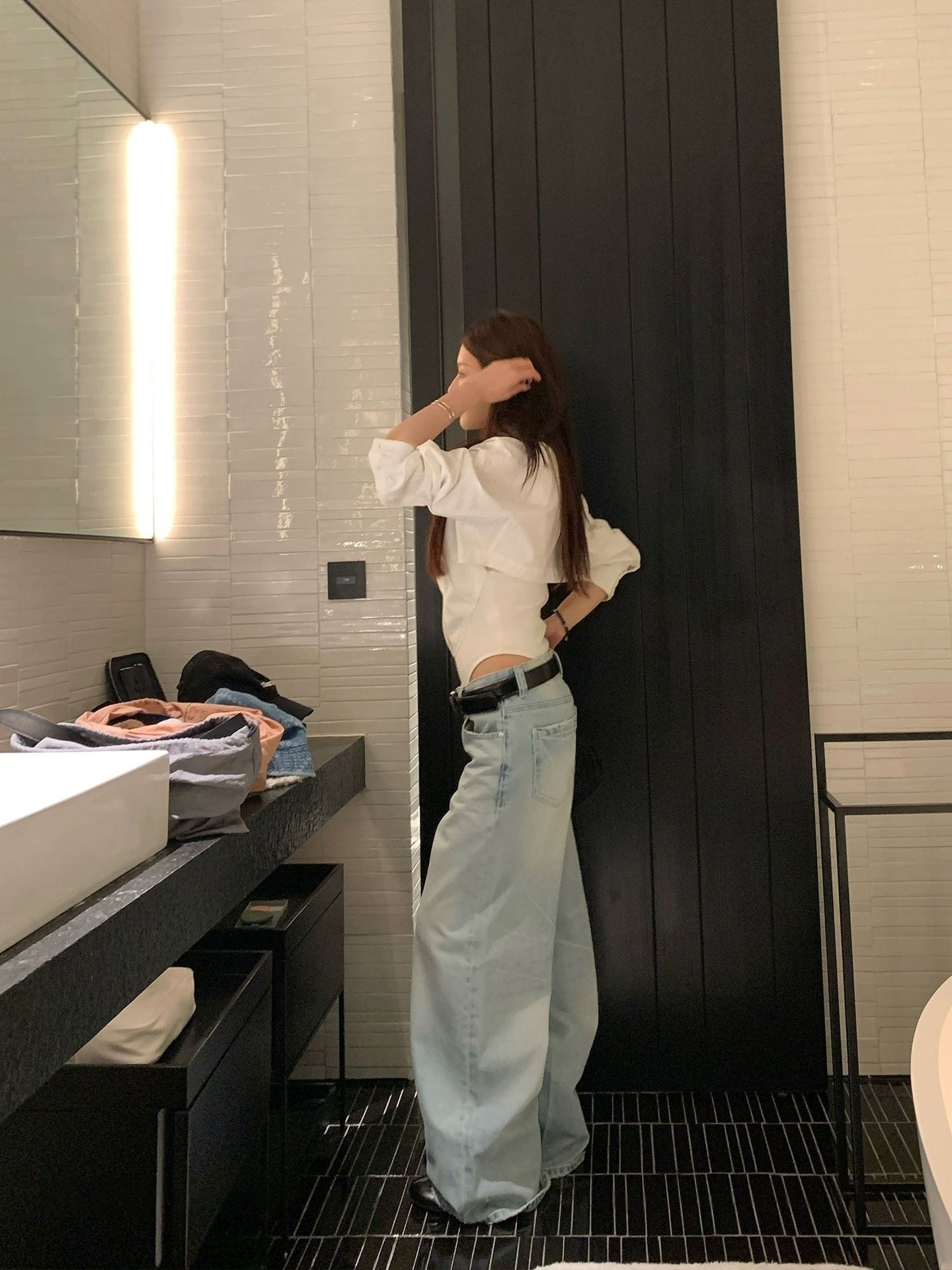 Vintage Light Blue Straight Leg Jeans