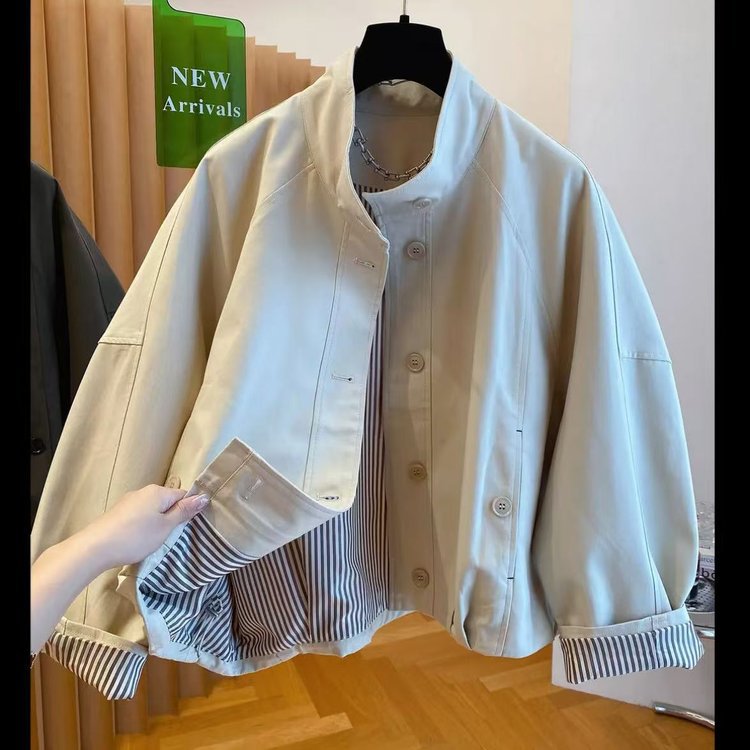 Women's Casual Loose Fit Spring Coat
