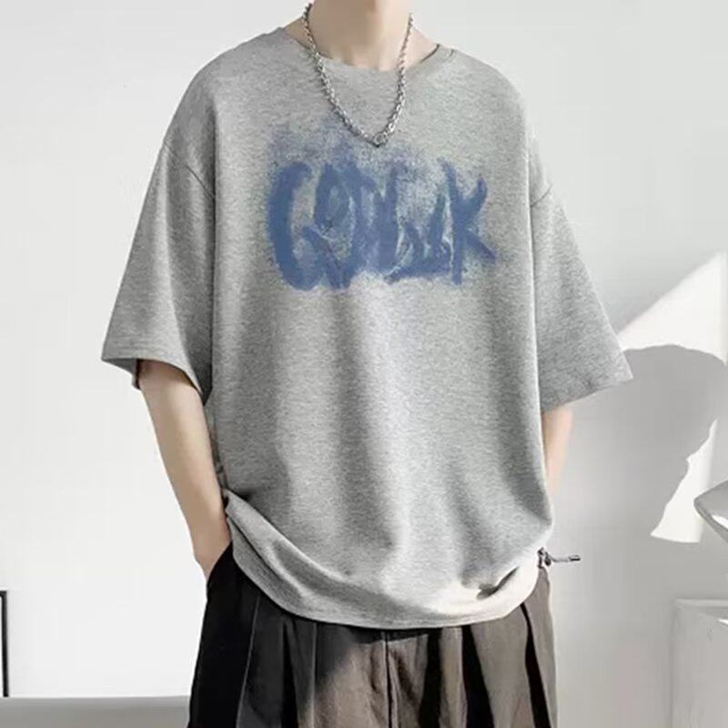 Loose Fit Short Sleeve T-Shirt with Graphic Print