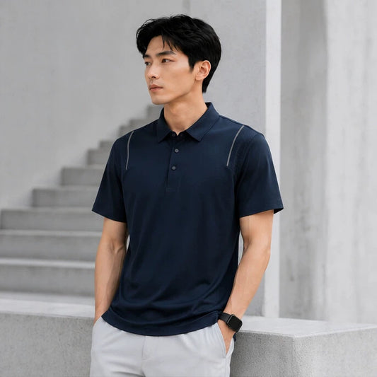 Quick-Dry Breathable Ice Silk Polo Shirt