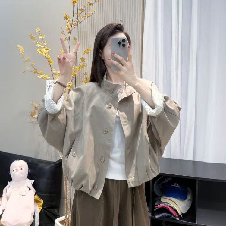 Women's Casual Loose Fit Spring Coat