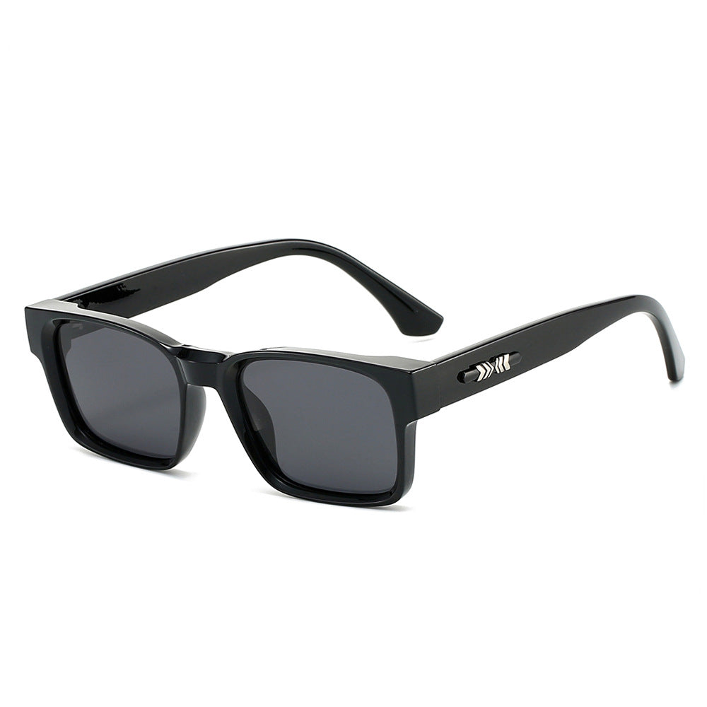 Retro Square Minimalist Polarized Sunglasses