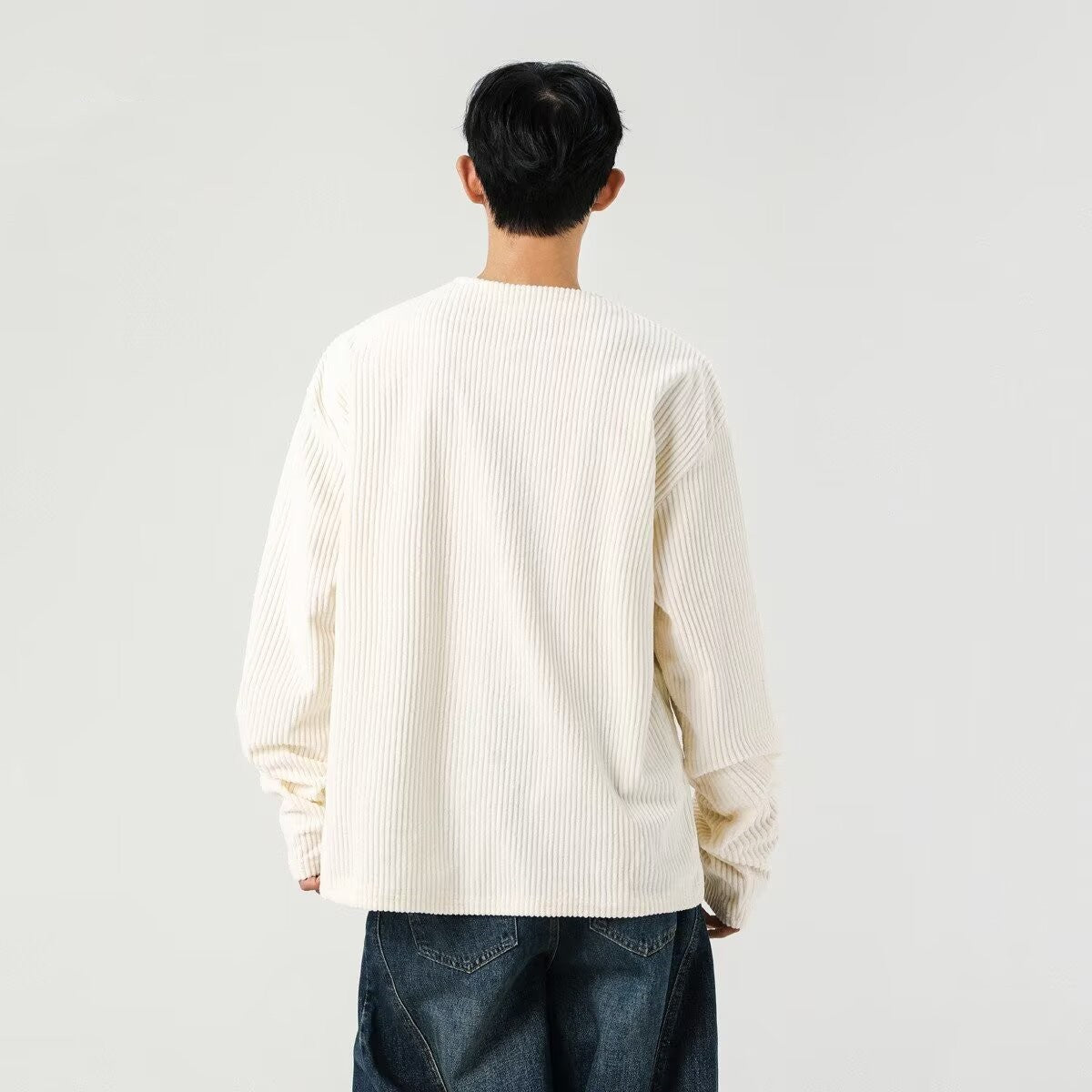 Textured Half-Zip Mens Sweatshirt