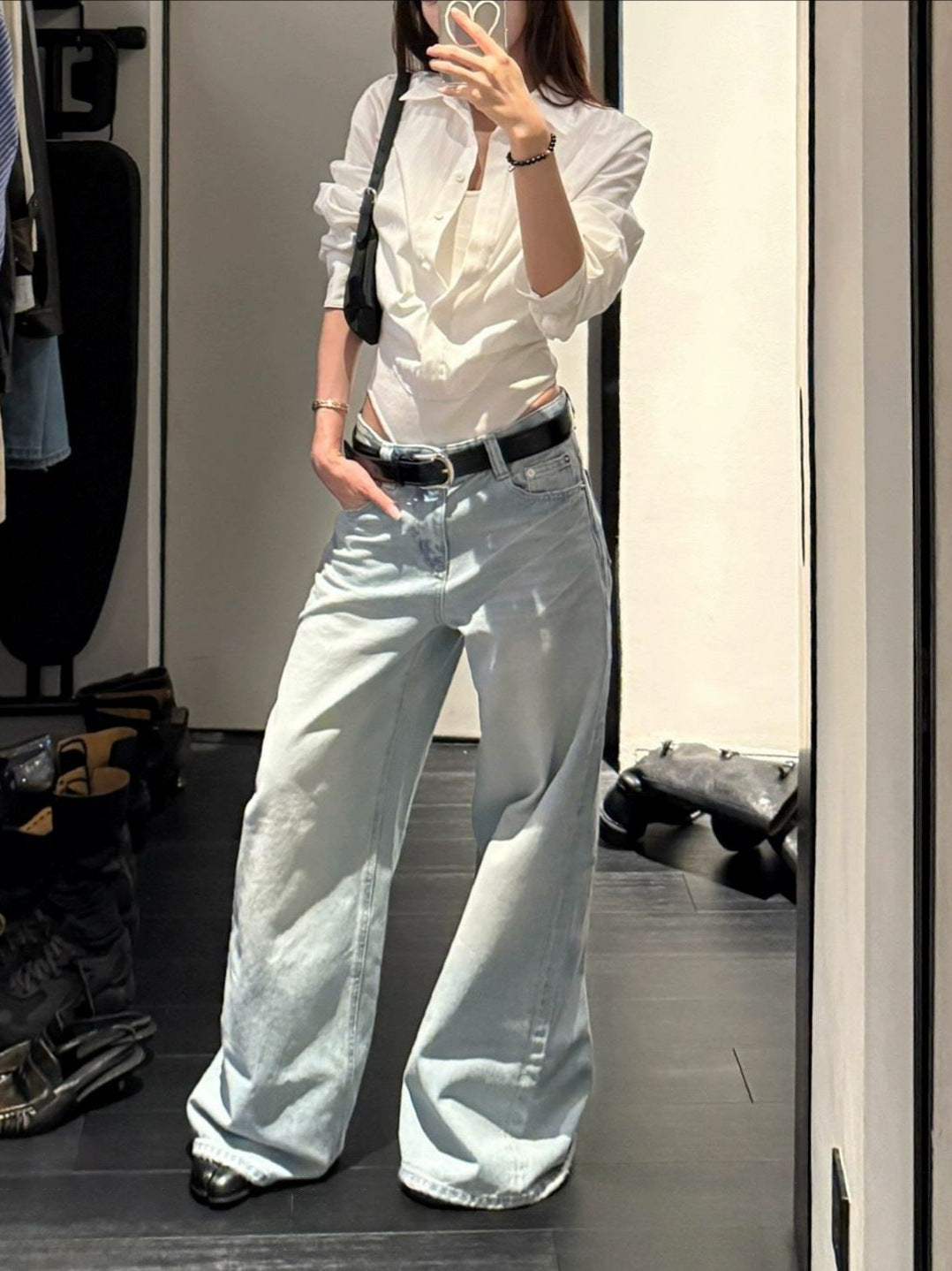 Vintage Light Blue Straight Leg Jeans
