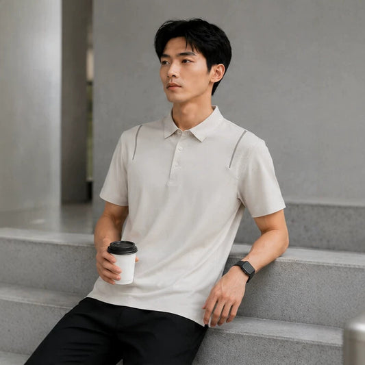 Quick-Dry Breathable Ice Silk Polo Shirt